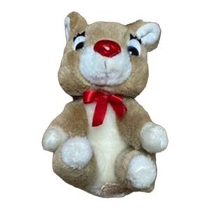 Applause Vintage Rudolph Plush Stuffed Reindeer
